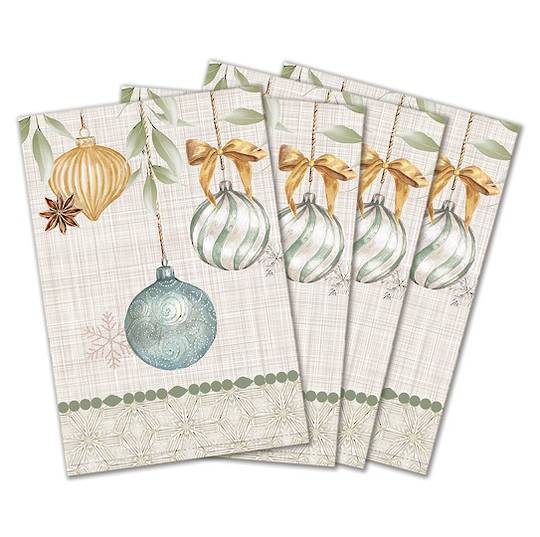 Peace on Earth Cotton Table Napkins, Set 4